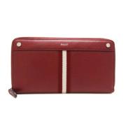 Pre-owned Leather wallets Bally Pre-owned , Red , Dames