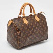 Pre-owned Canvas louis-vuitton-bags Louis Vuitton Vintage , Brown , Da...