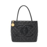 Pre-owned Fabric chanel-bags Chanel Vintage , Black , Dames