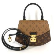 Pre-owned Canvas louis-vuitton-bags Louis Vuitton Vintage , Brown , Da...