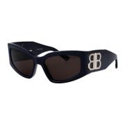 Stijlvolle zonnebril met model Bb0321S Balenciaga , Blue , Dames