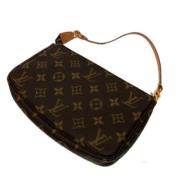 Pre-owned Canvas louis-vuitton-bags Louis Vuitton Vintage , Brown , Da...