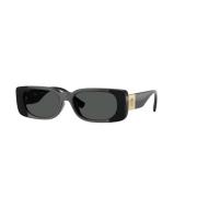 Stijlvolle zwarte zonnebril Versace , Black , Unisex