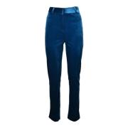 Elegante Stretch Broek Actualee , Blue , Dames