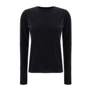 Monogram Longsleeve T-shirt Givenchy , Black , Dames