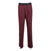 Elegante wollen blend broek Pinko , Red , Dames