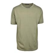 Katoenen T-shirt Dondup , Green , Heren