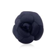 Pre-owned Fabric brooches Chanel Vintage , Black , Dames