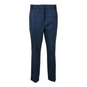 Elegante Wolmix Stretchbroek Fabiana Filippi , Blue , Dames