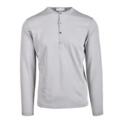 Katoenen Stijlvol Shirt Filippo De Laurentiis , Gray , Heren