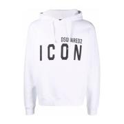 Stijlvolle Sweaters Collectie Dsquared2 , White , Heren