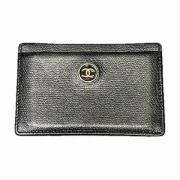 Pre-owned Leather wallets Chanel Vintage , Black , Dames