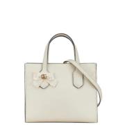 Pre-owned Leather gucci-bags Gucci Vintage , White , Dames