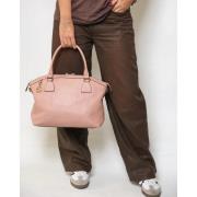 Pre-owned Leather handbags Gucci Vintage , Pink , Dames