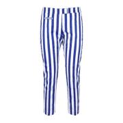 Katoen Elastaan Broek Dondup , Blue , Dames