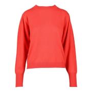 Luxe Cashmere Wol Trui Absolut Cashmere , Red , Dames