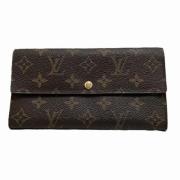 Pre-owned Canvas wallets Louis Vuitton Vintage , Brown , Dames