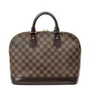 Pre-owned Canvas handbags Louis Vuitton Vintage , Brown , Dames