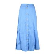 Skirts Semicouture , Blue , Dames