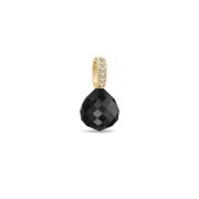 Zwart Kristal Hanger met Zirkonia Julie Sandlau , Black , Dames