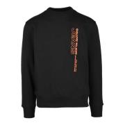 Katoenmix Sweatshirt Calvin Klein Jeans , Black , Heren