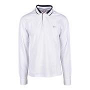 Katoen Elastaan Polo Shirt Sun68 , White , Heren