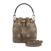 Pre-owned Leather handbags Louis Vuitton Vintage , Beige , Dames