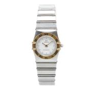 Pre-owned Glass watches Omega Vintage , White , Dames