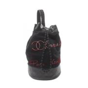 Pre-owned Wool chanel-bags Chanel Vintage , Black , Dames