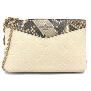 Pre-owned Leather louis-vuitton-bags Louis Vuitton Vintage , Beige , D...