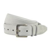 Leren Riem 100% Pelle Orciani , Gray , Dames