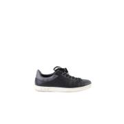 Pre-owned Leather sneakers Louis Vuitton Vintage , Black , Heren