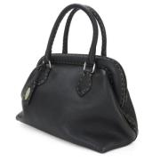 Pre-owned Leather fendi-bags Fendi Vintage , Black , Dames