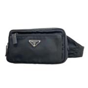 Pre-owned Canvas clutches Prada Vintage , Black , Dames