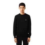 Heren Jersey Sweatshirt Lacoste , Black , Heren