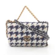 Pre-owned Fabric chanel-bags Chanel Vintage , Blue , Dames