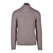 Merino wollen trui Alpha Studio , Gray , Heren