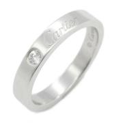 Pre-owned Platinum rings Cartier Vintage , Gray , Dames