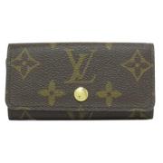 Pre-owned Canvas key-holders Louis Vuitton Vintage , Brown , Dames