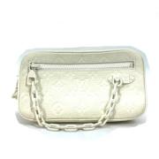 Pre-owned Fabric louis-vuitton-bags Louis Vuitton Vintage , Beige , Da...