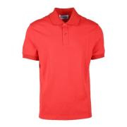 Katoen Elastaan T-shirt Bikkembergs , Red , Heren