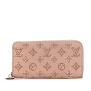 Pre-owned Leather wallets Louis Vuitton Vintage , Pink , Dames