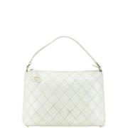 Pre-owned Fabric chanel-bags Chanel Vintage , White , Dames