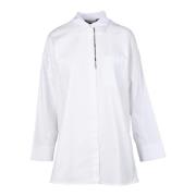 Katoenen Overhemd Max Mara , White , Dames