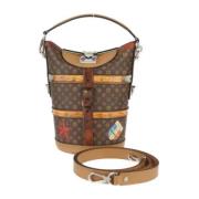 Pre-owned Fabric louis-vuitton-bags Louis Vuitton Vintage , Brown , Da...