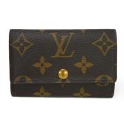 Pre-owned Canvas key-holders Louis Vuitton Vintage , Brown , Dames