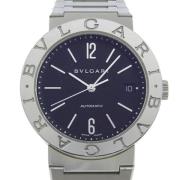 Pre-owned Glass watches Bvlgari Vintage , Black , Heren