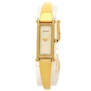 Pre-owned Glass watches Gucci Vintage , Yellow , Dames