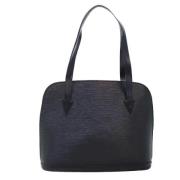 Pre-owned Leather louis-vuitton-bags Louis Vuitton Vintage , Black , D...