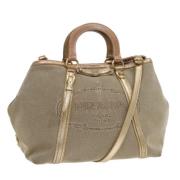 Pre-owned Canvas handbags Prada Vintage , Beige , Dames